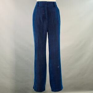 SIES MARJAN Size 6 Navy Blue Corduroy Straight Zip Fly Dress Pants
